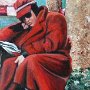<I>En rouge</I>, acrylique, 20"x16"